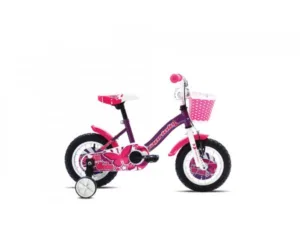 Bicicleta copii 12 Capriolo Viola violet pink