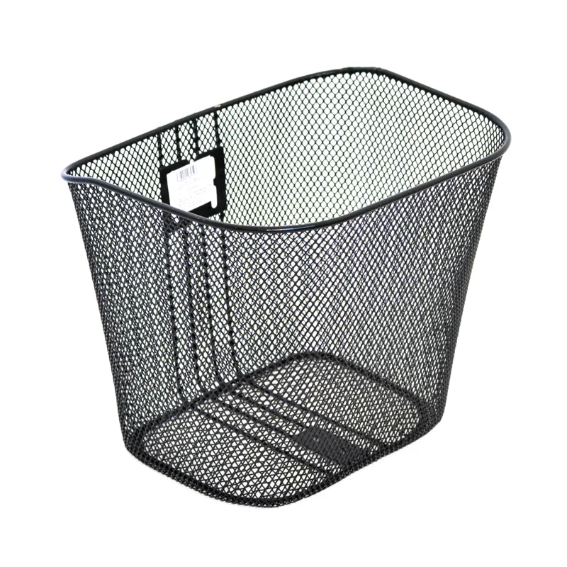 Cos fata metal negru prindere fixa 35x25x26.5 cm