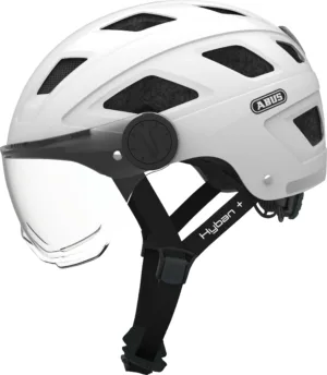 Casca de protectie Hyban Clear Visor Cream white M Abus