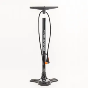 Pompa atelier Bikeforce cu manometru 160 PSI otel SV/FV BA-01