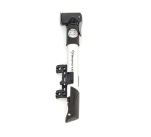 Pompa mini Bikeforce cu manometru aluminiu 80 PSI SV/FV/DV BM-04