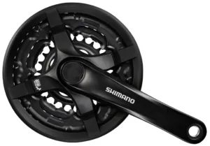Angrenaj Shimano Tourney FC-TY 501 42x34x24T 170mm 6-7-8 viteze negru EFCTY501C244CLB