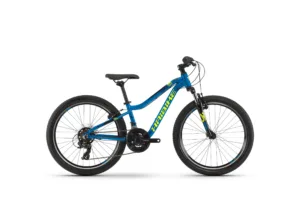 Bicicleta Haibike SEET HardFour 1.0 24 21 s. Tourney blue/yellow/black sz XS