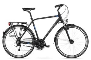 Kross Trans 4.0 28 S negru albastru argintiu mat