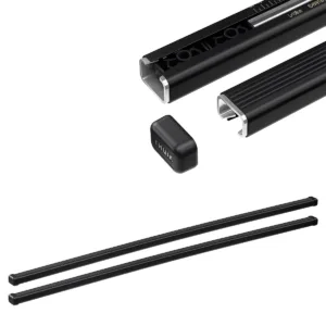 Thule Bara 118 cm negru (2 bucati pe set) otel