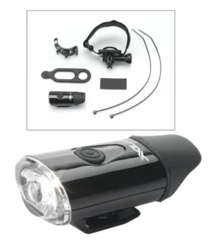 Lampa XLC cu montare pe casca CL-F20 black