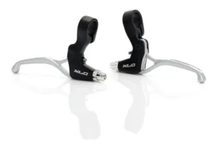 Maneta frana XLC Set turn. End BL-V02 aluminiu black/silver