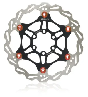 Rotor pentru frana XLC disc BR-X50. 180 mm black/red