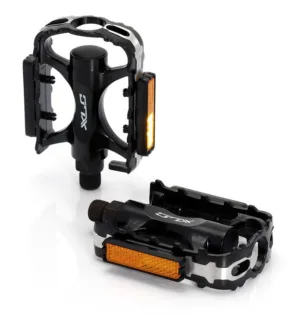 Pedale XLC MTB PD-M02 aluminiu body CNC-Cage black