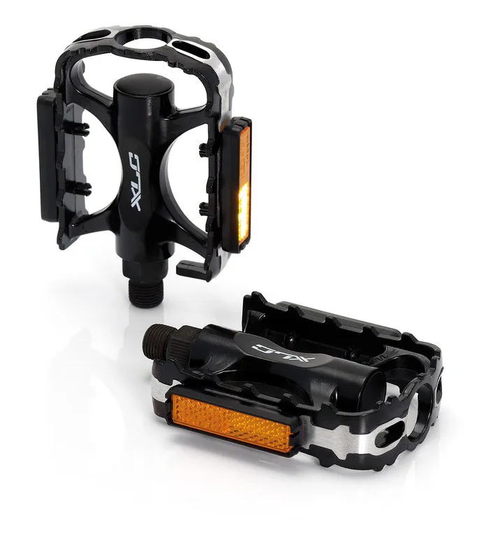 Pedale XLC MTB PD-M02 aluminiu body CNC-Cage black