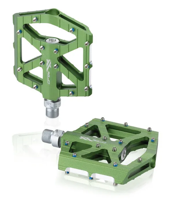 Pedale XLC BMX/Freeride PD-M12 aluminiu limegreen