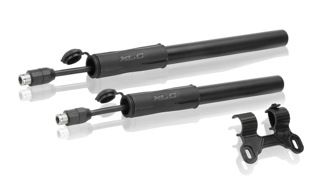 Pompa mini XLC Road PU-M04 11 bar black plastic 250mm DV/SV/AV