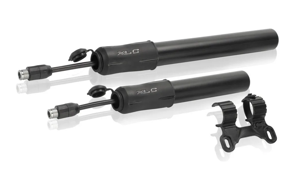 Pompa mini XLC MTB PU-M05 6 bar black plastic 245mm DV/SV/AV