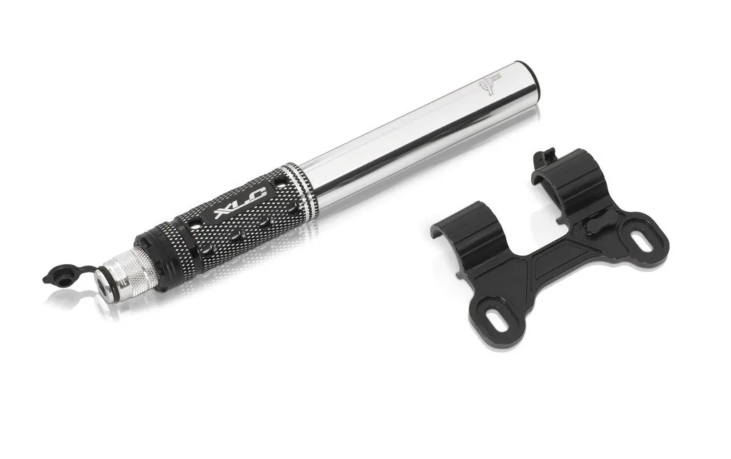 Pompa mini XLC PU-A05 11 bar silver/black aluminiu 185mm DV/SV