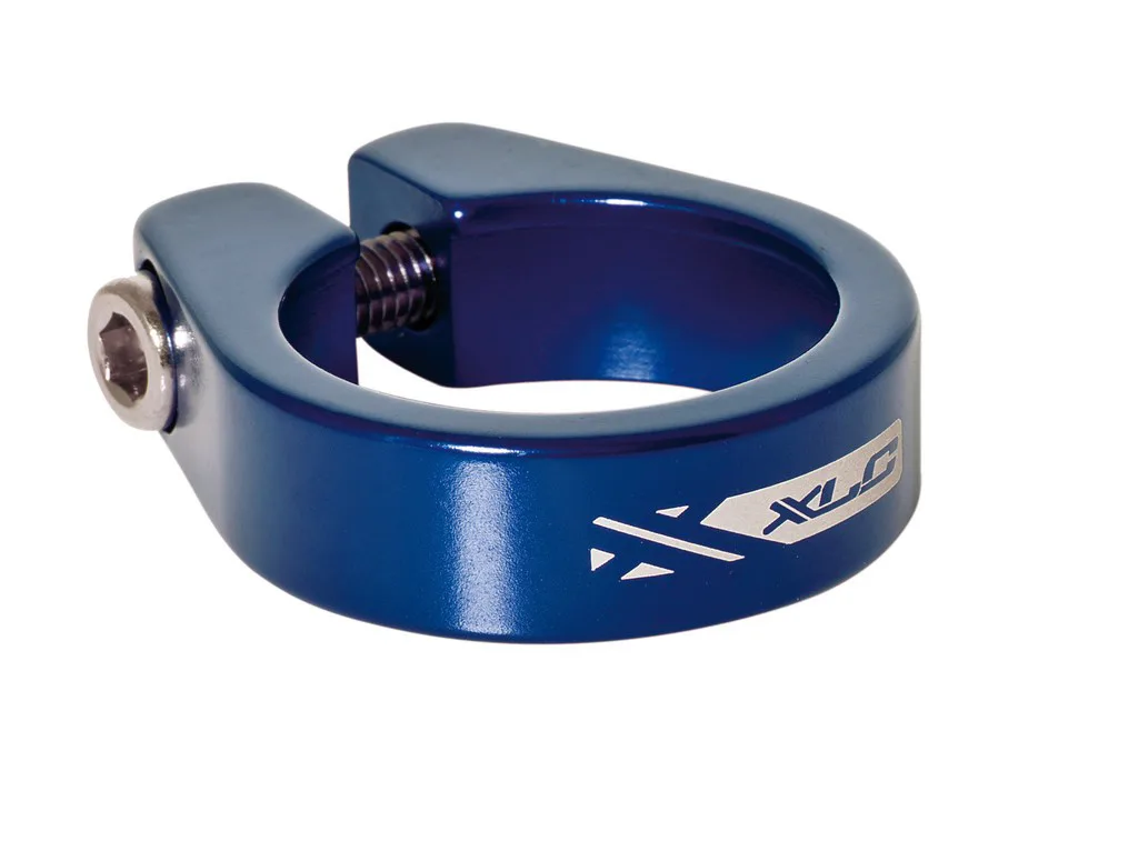Colier pentru tija de sa XLC PC-B05 blue 31.6 mm aluminiu