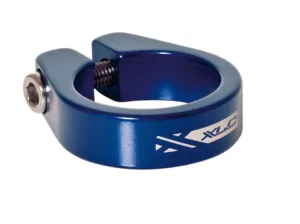 Colier pentru tija de sa XLC PC-B05 blue 34.9mm aluminiu