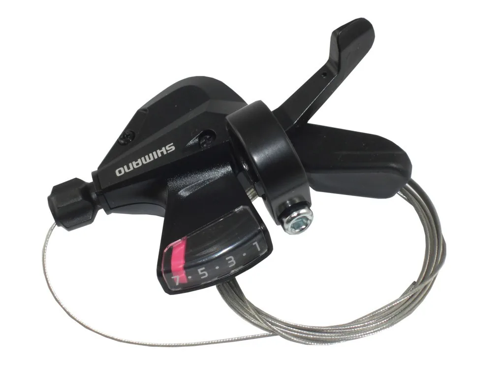Maneta schimbator dreapta Shimano SL-M310 7 viteze cu cablu 2050mm ESLM310R7AT