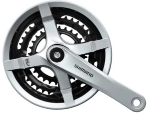 Angrenaj Shimano Tourney FC-TY501 48x38x28T 175mm 6-7-8 viteze silver