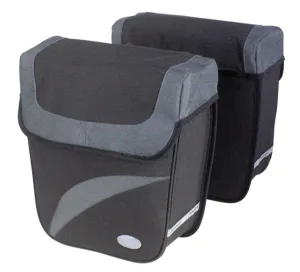 Double bag Haberland large black/silver 27x31x11cm 18 litrii