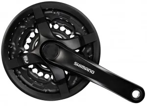 Angrenaj Shimano Tourney FC-TY 501 42/34/24 175 mm black 6/7/8