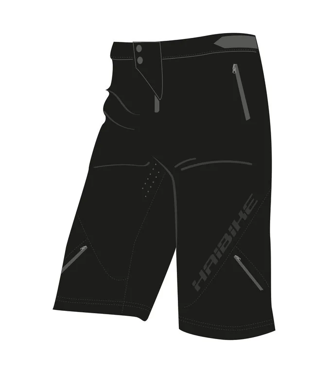 Pantaloni scurti Haibike Ryan unisex black size L