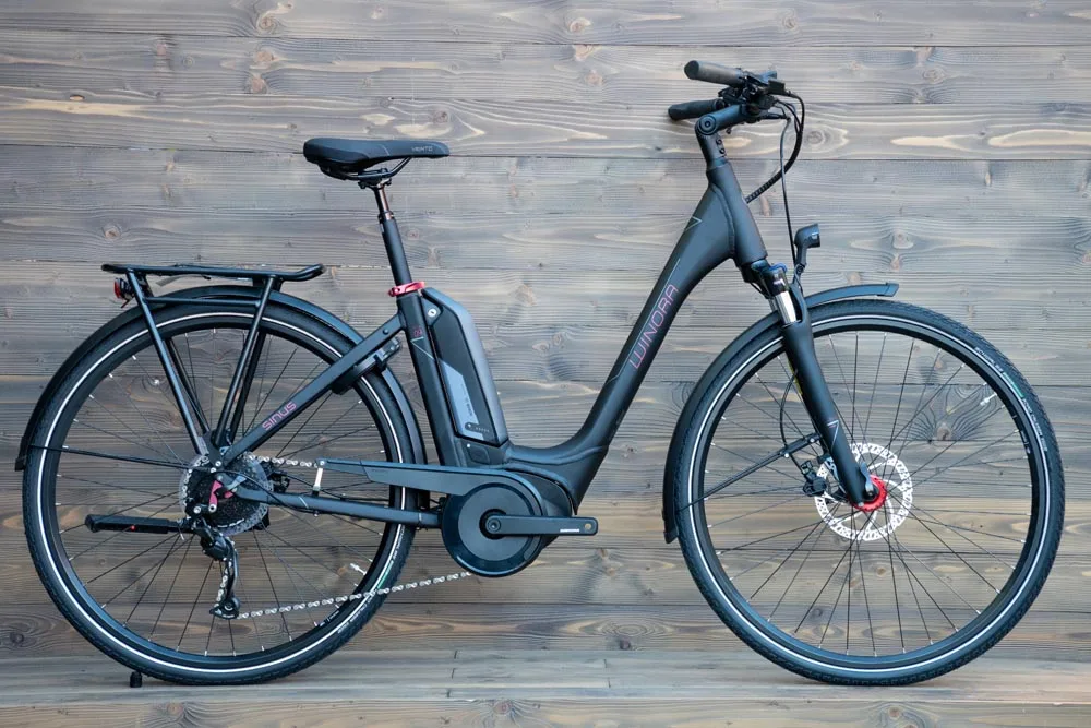 e-bike Winora Tria 9 Monotube 500Wh 28 9-G Alivio black matt - imagine 2