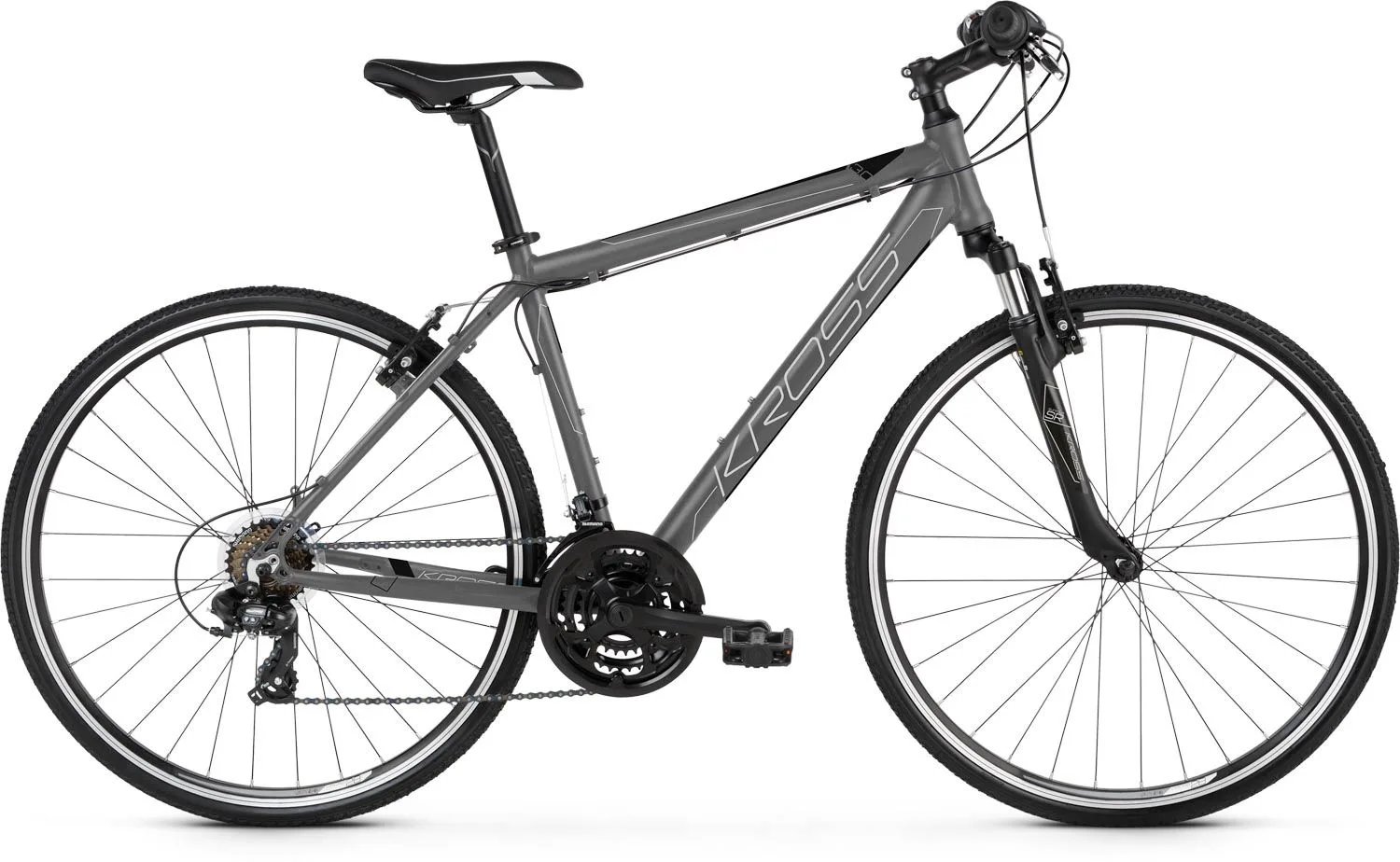 Kross Evado 3.0 28 L grafit negru mat
