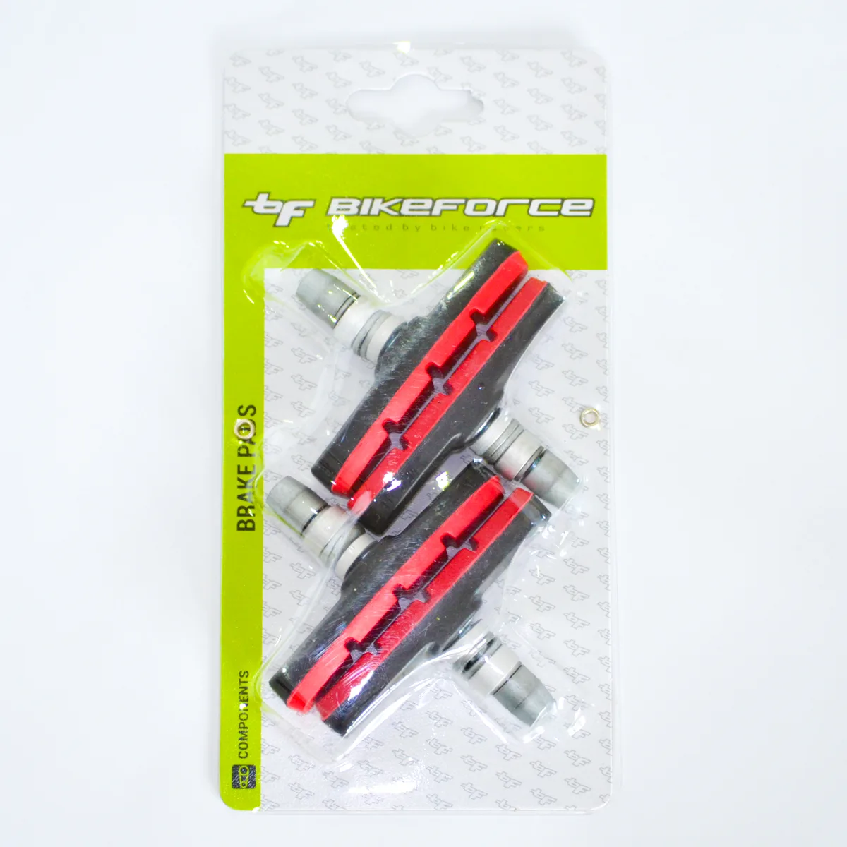 Saboti frana cu filet 12T3G2 - 70 mm negru/rosu, 2 perechi