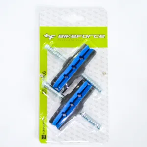 Saboti frana cu tija 12T2G2 - 70 mm negru/albastru, 2 perechi