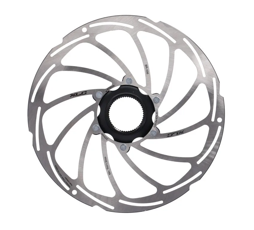 Rotor pentru frana XLC disc BR-X86 203/1.8mm silver Centerlock