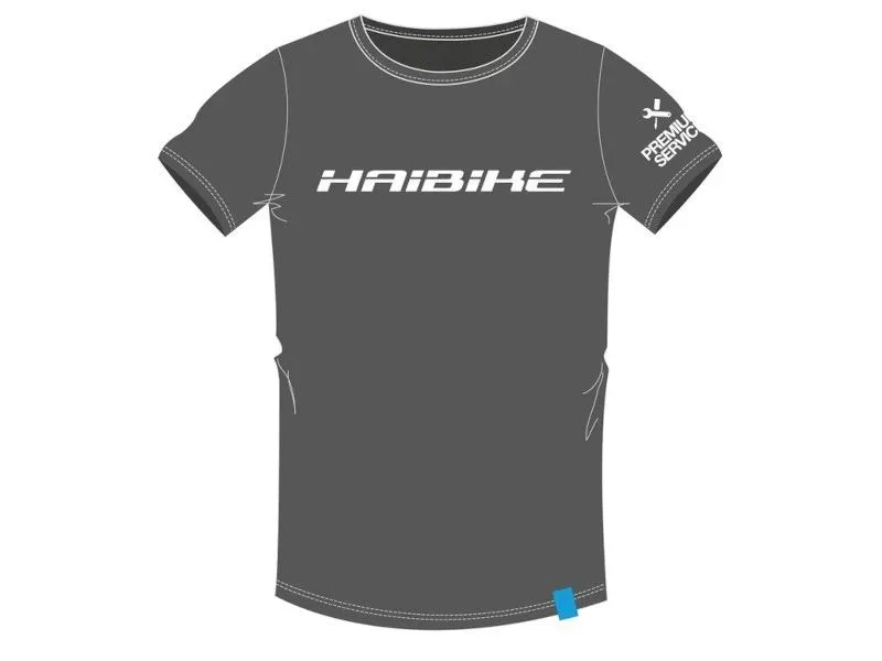 Tricou Haibike Work - unisex grey size S