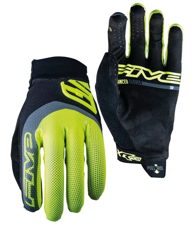 Manusi cu degete lungi XR - PRO size M yellow fluo