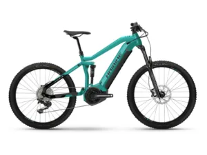 Bicicleta electrica e-bike Haibike AllMtn 1 i630Wh YSTS negru acvamarin L