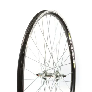 Roata fata 26x1.75, janta D-V brake,36H,butuc otel,ax cu piulite