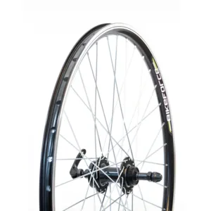Roata spate 28x1.75, janta D-V brake,36H, butuc aluminiu filet QR Disc