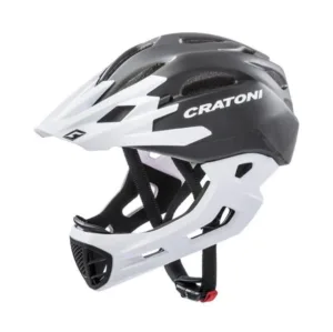 Casca Cratoni MTB Helmet C-Maniac Go Wild But Safe size M/L black white matt