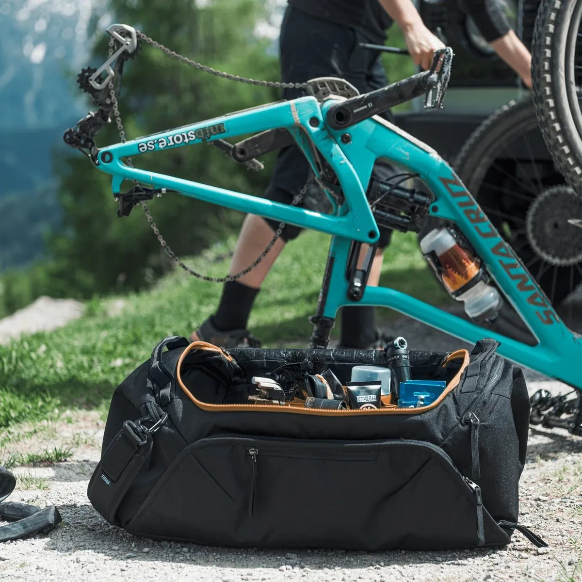 Thule RoundTrip Bike Duffel black - imagine 5