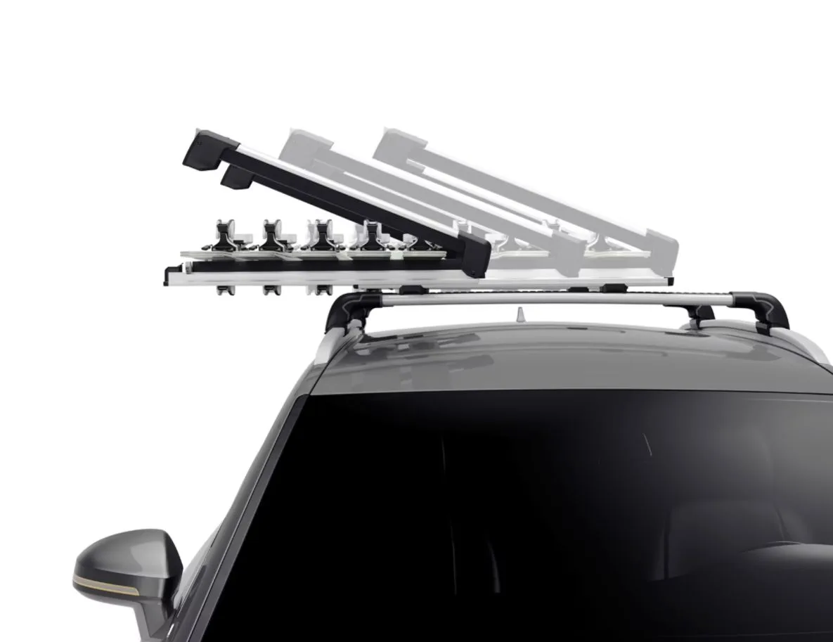 Thule Snowpack Extender 5 perechi aluminiu - imagine 2
