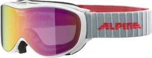 Ochelari schi Alpina CHALLENGE 2.0 white-flamingo M pink
