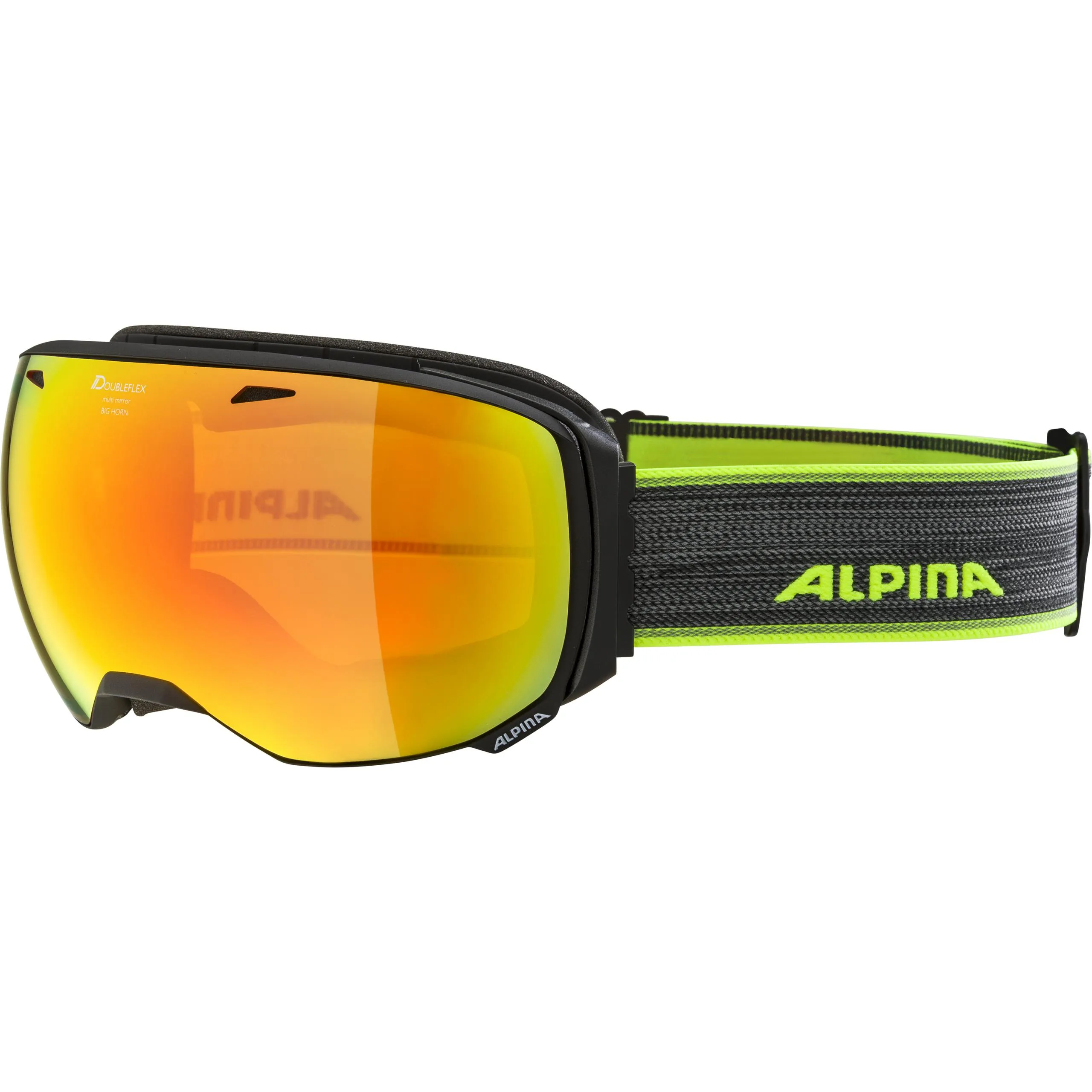 Ochelari schi Alpina BIG HORN black mat HM red sph.
