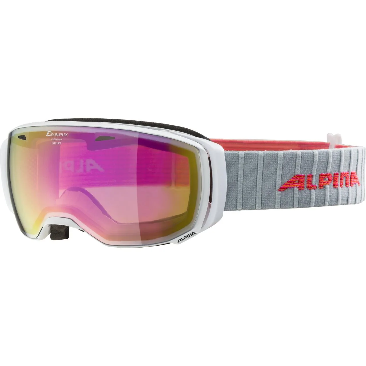 Ochelari schi Alpina ESTETICA white Q LITE pink