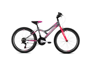 Bicicleta copii 24 Capriolo Diavolo gri pink 13