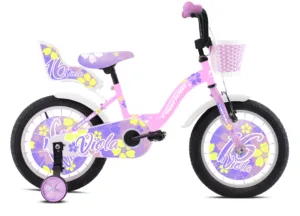 Bicicleta copii 16 Capriolo Viola pink alb