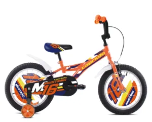 Bicicleta copii 16 Capriolo Mustang portocaliu galben negru