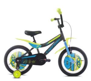 Bicicleta copii 16 Capriolo Kid gri verde