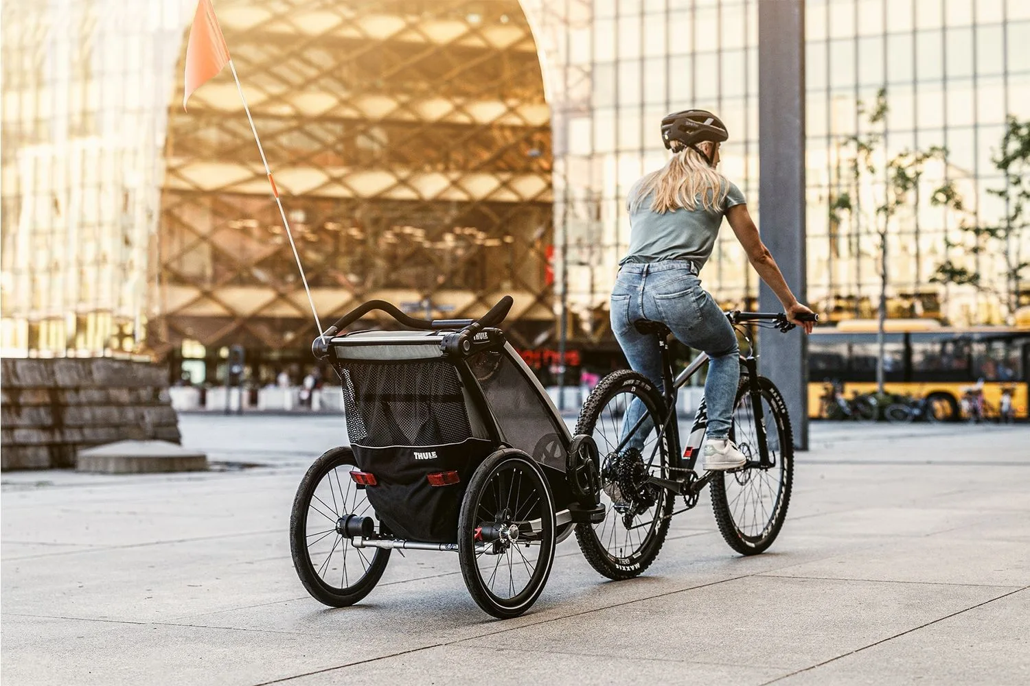 Carucior Thule Chariot Lite 1 Agave - imagine 6
