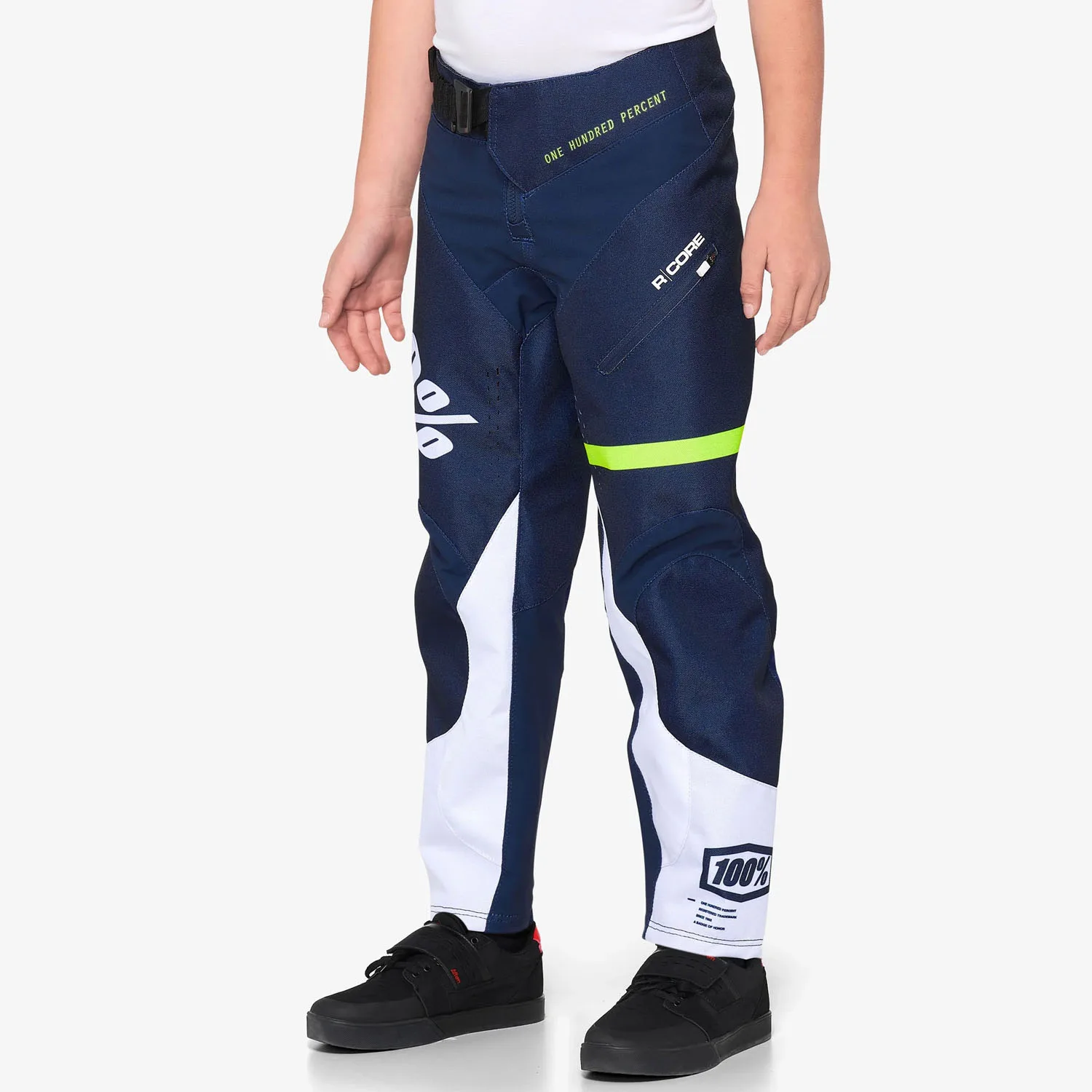 Pantaloni 100Percent R-Core Youth DH Dark Blue Yellow 24