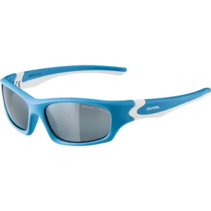 Ochelari FLEXXY TEEN cyan-white black mirror Cat. 3