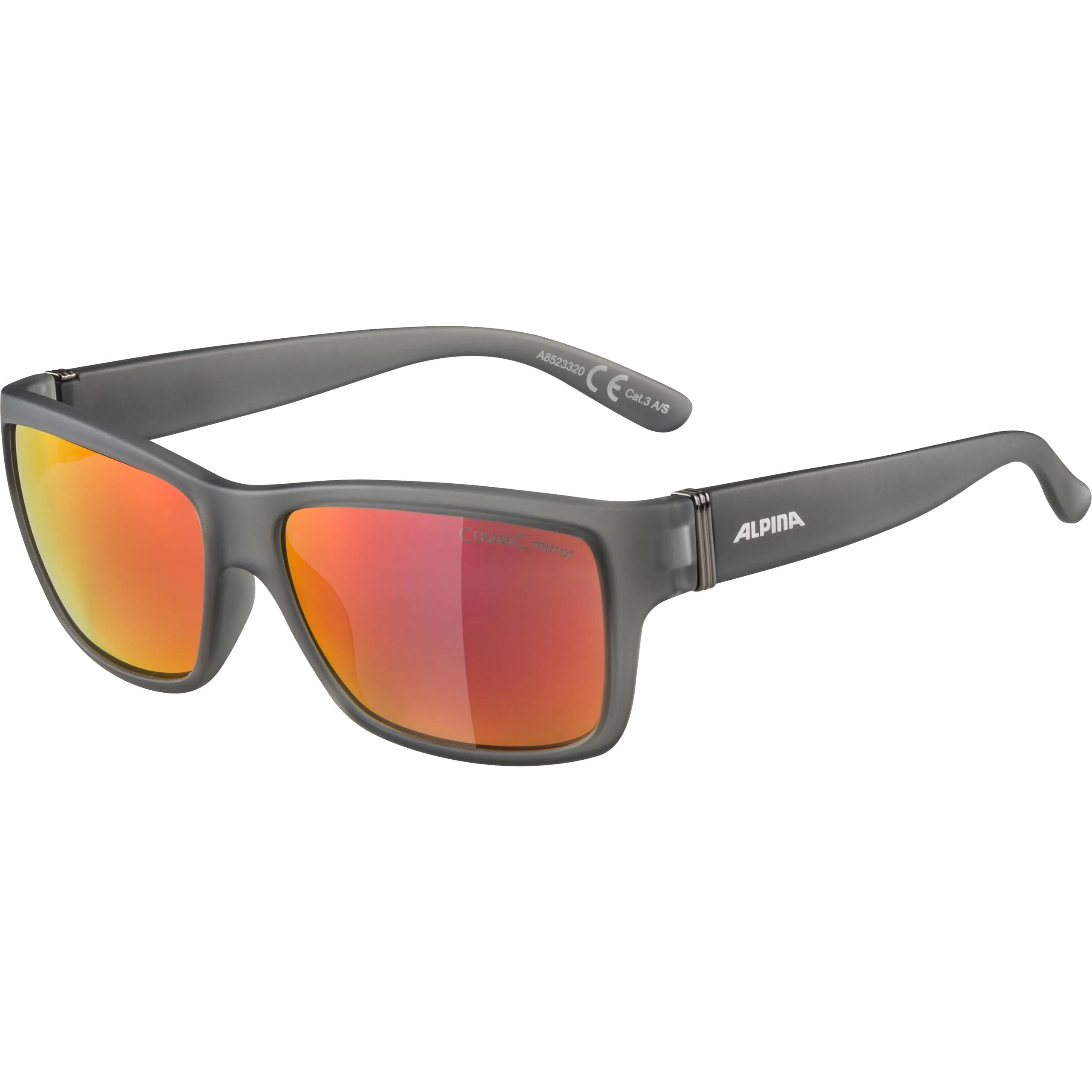 Ochelari KACEY cool grey mat red mirror Cat. 3