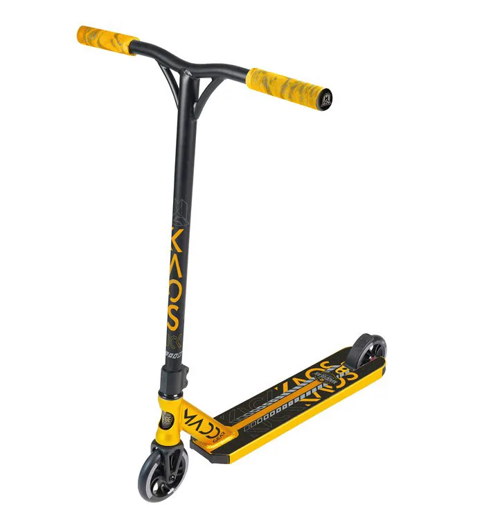 Stuntscooter Madd Kick Kaos black-gold wheel 120mm